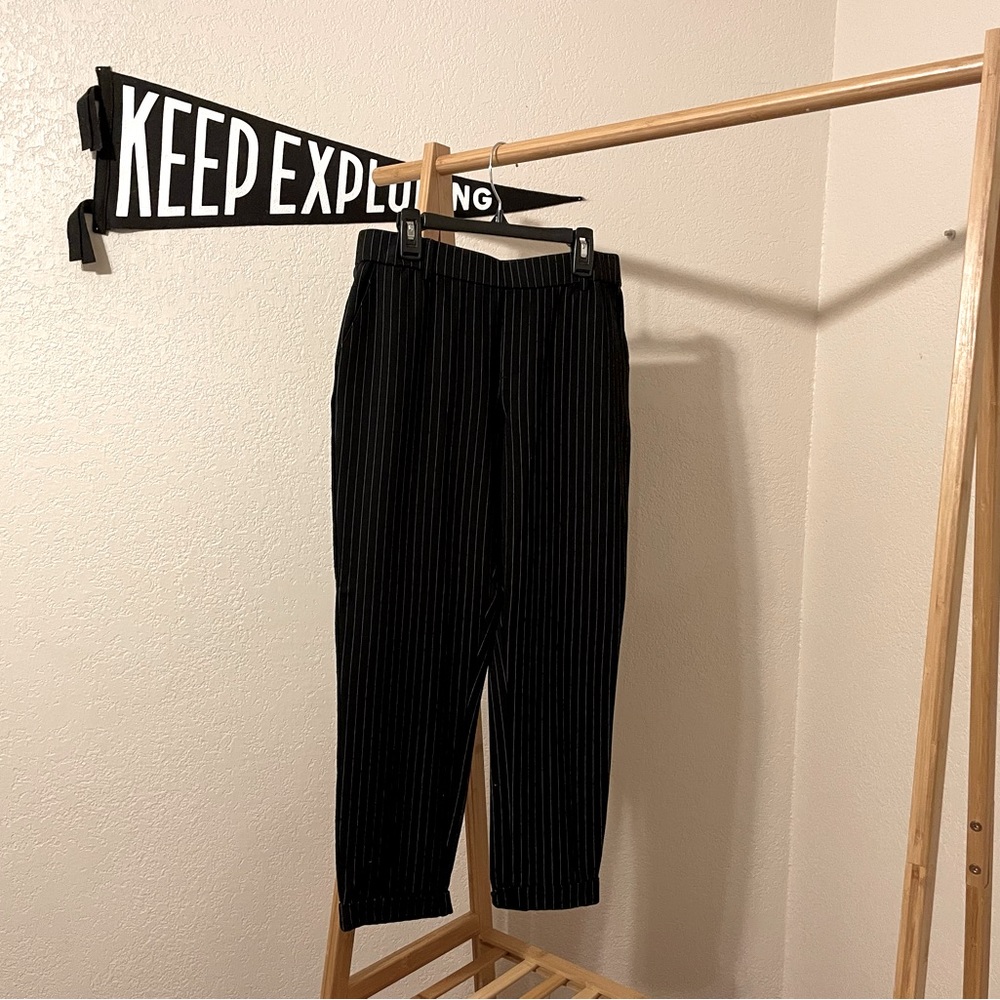 af studio pinstripe work pants